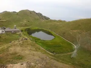 Panoramic view of the prashar lake